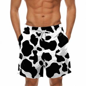 mens Board Shorts Swimming Trunks Trendy Color Ctrast Breeches Knee Shorts Bandage Double Pocket Trunks Beach Leisure Swimsuit v4gf#