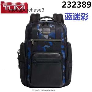 Bilgisayar İşletme Sırt Çantası Tuumiis Bag Mens Tuumiistravel Tasarımcı Back Pack 232389 Balistik Naylon Erkek Boş Zaman 15 inç 3 A6T8