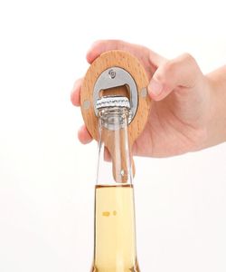 Wood Beer Opener with Magnet Wooden and Bamboo Refrigerator Magnet Magnetic Bottle Openers GWF122783911234