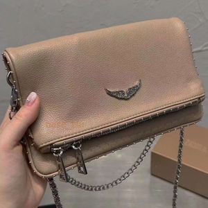 designers bags Pochette Rock Swing Your Wings bag womens tote handbag Shoulder man Genuine Leather Zadig Voltaire wing chain Luxury fashion Messenger