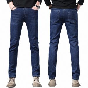 2024 Busin Fi Jeans Men's Pants Loose Straight Leg Lg Pants Men's Fi Trend Men's Casual Slim Fit Retro Jeans C8NJ#