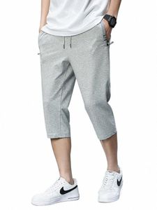 Summer Zip Pockets Sweatshorts Men Sportswear Breattable Cott Workout Baggy Breeches Short Men Casual Shorts Plus Size 8xl B3RT#