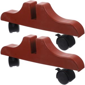 Divisores 2 Pcs Tela Móvel Base de Partição de Sala Suportes de Suporte Divisor Resistente ao Desgaste Madeira Rodas Pés Suporte Doméstico Escritório