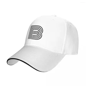 Bollmössor spår bokstav B män kvinnor justerbar baseball cap tryck high-end womens snapback unisex mode gata tidvattenhattar