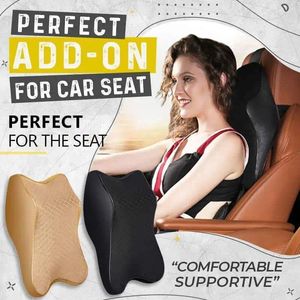 Pillow Car Neck Adjustable Head Restraint 3D Memory Foam Auto Headrest Travel Support Holder Seat Cover Dropship
