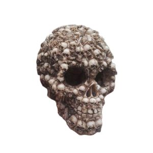 Decor Reptile box and aquarium landscaping decorative resin decorative thick skull fish and shrimp shelter