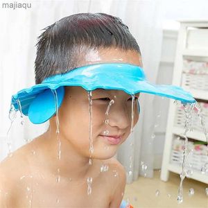 Czapki prysznicowe 2020 NOWOŚĆ Baby Shower Hat Childrens Szampon Hat Bezpieczeństwo dziecięce prysznic wodoodporne Visor Hat Regulowaną pielęgnację oka dla dzieci Produkty Hairsl2403