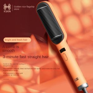 Ferros de pente de cabelo reto tala (reto e ondulação) escova de cabeleireiro profissional modelador de cabelo feminino ferramentas de estilo cuidados