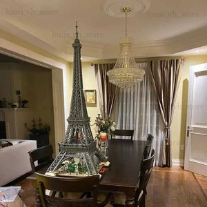 Блоки Эксперт по созданию 10307 Eiffel Tower Paris Architecture Talp Model Build Blocks Blocks Bricks Toys для взрослых детей 75192 T240327