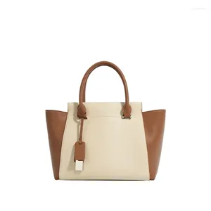 Cordão Jonlily Mulheres Bolsa De Ombro De Couro Genuíno Moda Feminina Bolsa Totes De Alta Capacidade Commuter Casual Daynag Bolsa -KG1347