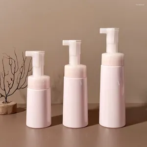 Bottiglie di stoccaggio 2 pezzi Bottiglia con pompa in schiuma portatile 100/150/200ml Formato da viaggio Shampoo per ciglia Detergente Contenitori riutilizzabili vuoti