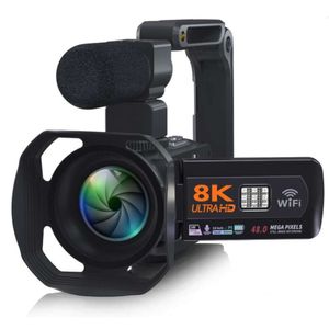 Capture cada momento em impressionante 8K Ultra HDR com a filmadora BingQianQian do YouTube - câmera de vídeo digital de 48 MP com tela sensível ao toque para streaming contínuo