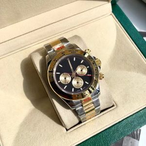 Lüks Mens Watche Yüksek Kaliteli Otomatik Mekanik Safir 40mm 904L Paslanmaz Çelik Katı Katı Toka Montre De Süper Aydınlık Su geçirmez AAA kol saatleri