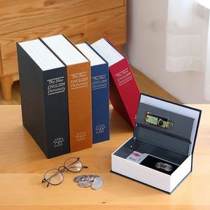 Dictionary Mini Book Safe Security Key Locker Money Hidden Secret Safe Key Safe Box Cash Money Coin Storage Jewellery Lock Box 240326