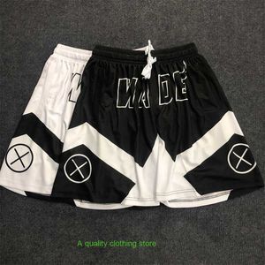 Mens Shorts Summer New Wade American Sports Basketball Shorts Loose and Knee Length Cotton Breathable Training Sport Shorts