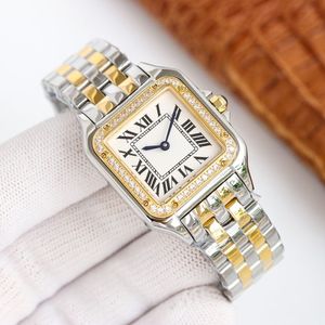 30mm business Watch womens fashion watches Elegant Fashion Stainless Steel Strap Imported Quartz Movement Waterproof lady for diamond watchs men Montre de luxe