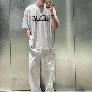 2024ss Oversize T Shirts Damen Herren T-Shirt Tees Print