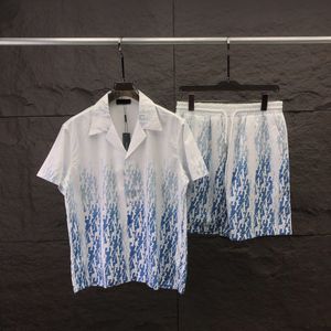 Havaí 2024 casual praia férias camisa masculina manga curta e calças de praia camiseta havaiana a23