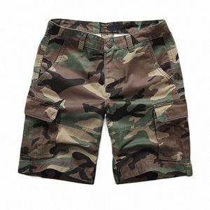 shorts de carga para homens shorts casuais de verão calças curtas 2023 novas calças de carga de vários bolsos do bolso Man K2HV#