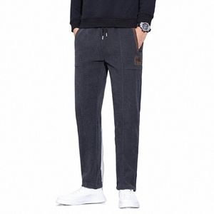 2023 Neue Herbst Männer Casual Hosen FI Lose Leggings Herren Lg Hosen Männer Elastische Gerade Hülse Männliche Kleidung K0lU #