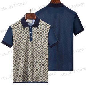 Herrpolos 2023mens stylist polo skjortor lyx Italien män kläder kort ärm mode casual mens sommar t shirt många färger är tillgängliga storlek m-xxxl t240326