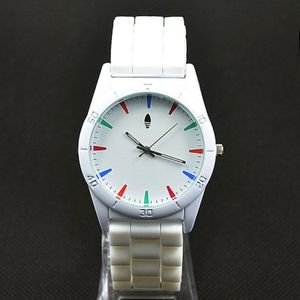Casual Brand Clover Women Men's Unisex 3 Leaves leaf style dial Silicone Strap Analog Quartz Wrist watch AD02327M