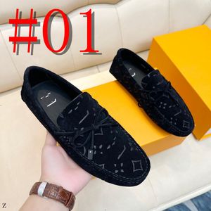 40mrodel متسكعون الرجال أحذية جلدية غير رسمية في فصل الربيع الصيف الأسود البني الأزياء الإيطالية العصرية الفاخرة العلامة التجارية العلامة التجارية loafer
