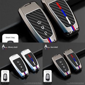 Update Zinc Alloy Car Key Case Cover Shell For Ford Edge Fusion Mustang Explorer F150 F250 F350 Mondeo For Lincoln MKC MKZ Key Holder