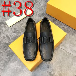 40 모델 남성용 가죽 로퍼 신발 핫 판매 고무 단독 슬립 온 드라이브 슈즈 디자이너를위한 공식적인 럭셔리 브랜드 신발