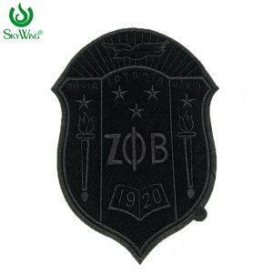 accessories 11 Inches Zeta Phi Beta Sorority Custom Chenille Embroidered Black Sorority Jacket Oversized AKA Sorority Iron on Patches