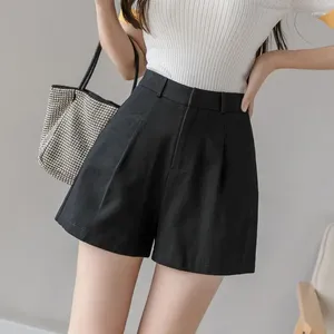 Women's Shorts Short Pants For Women To Wear Boxer High Waist Loose Work Womens Baggy Office Wide Streetwear Aesthetic Trend 2024