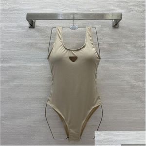 Kadın Mayo Tasarımcısı Kadın Mayo Bikini Moda Tek Parçalı Sırtsız Y Boyut S-XL Drop Teslim Giyim Giyim Dhfim
