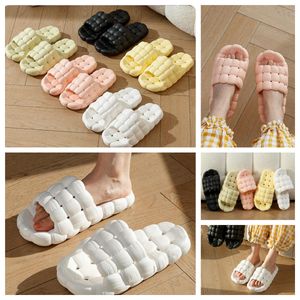 Hausschuhe für Zuhause, GAI-Rutsche, für Schlafzimmer, Dusche, Zimmer, warme Plüschtiere, Wohnzimmer, weiches Tragen, Baumwoll-Slipper, belüftet, für Damen und Herren, Schwarz, Rosa, Weiß