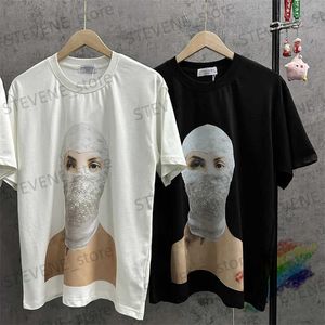 Men's T-Shirts 2024ss IH NOM UH NIT Pearl Mask T Men Women Best Quality Limited Edition Paris T-shirt Tops Short Slve T240325