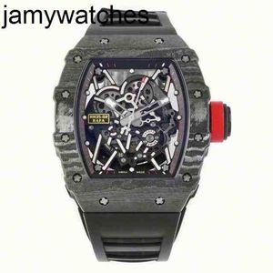 Mechanical Richarsmill Luxury Mens Watch Men Wrist Hollowed Out Superior Quality Eble Carbon Fibre Case