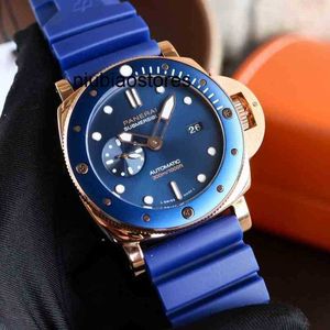 Watches for Men Watch Series Series Designer Super Movement Full Automatic Mechanical Swimming SPEPHIRE LEATHPANER WATCH