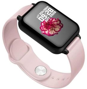 B57 Wodoodporny smartwatch dla Androida iOS Mobilny monitorowanie tętna funkcja ciśnienia krwi inteligentna bransoleta04354l6940302