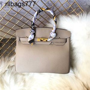 Bk Genuine Leather Luxury Handbag Women's Lychee Pattern Cowhide Fashionable Style Single Shoulder Diagonal Span Workplace Applicable Original Logo