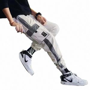 Pantaloni casual da uomo larghi pantaloni casual a gamba dritta leggings da uomo pantaloni fi con tendenza INS Hg Kg da uomo Q0g3 #