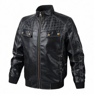 new Autumn Aviator LeatherJackets Men Slim Tough Male Motorcycle Leather Jacket Men Black Bomber Coat Jaqueta De Couro Masculina q3xn#