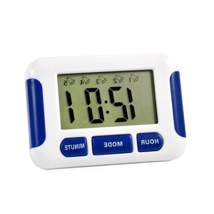 Kitchen Timers 200Pcs Alarm Clock Timer 5 Groups Noisy Bell 12/24 Hours Countdown Mti Home House Lab Wholesale Drop Delivery Garden Di Dhh8C