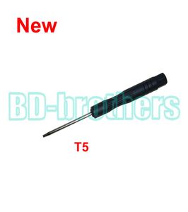 Nuovo arrivato Cacciavite Torx nero T5 Cacciavite Chiave Apri strumento per Moto Telefono Notebook Disco rigido Circuito Riparazione 1000p5277826