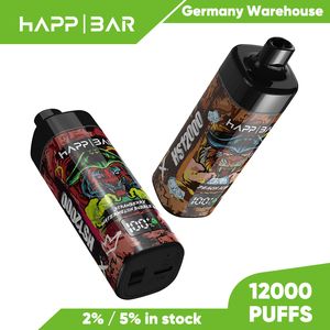 Fabriksdirektpris 12k Puffs Vape Pen Disponible Refillable Vape med 10 olika smaker