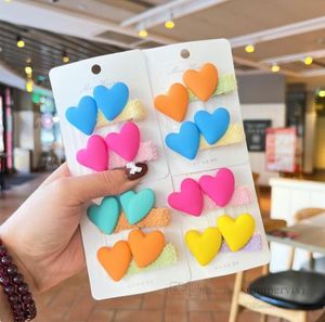 Girls Marca dragon love heart hair clip kids plush BB barrettes cute princess hairpin for children Valentine039s Day accessory 2704065