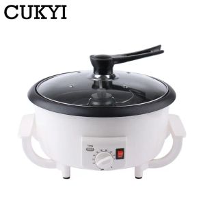 Tools Electric Coffee beans roaster machine roasting Dried peanut nonstick coating baking tool household Grain drying 110V 220V EU US