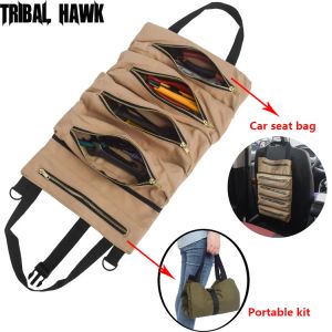 Taschen Autositztasche Outdoor Reise Wanderung Auto Organizer Abdeckung Sitz zurück -Aufbewahrung Tasche Tragbare Werkzeuge Tasche Camping Jagdtasche