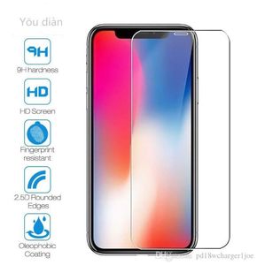 Tempererat glas för iPhone X Xs Max XR 4 4S 5 5S SE 5C Skärmskydd Film 6 6S 7 8 Plus X 11 Pro Glass Protector4204411