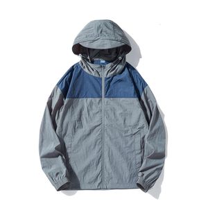 2023 New North Same Styleカップルの日焼け止めの組み合わせアウトドアスポーツ登山UV耐性皮膚服トレンド汎用性のある薄いコート