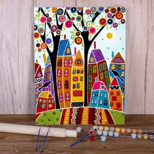 Number Landscape Abstract Tree Coloring By Numbers Painting Set Oil Paints 40*50 Picture By Numbers Photo Decoration For Art