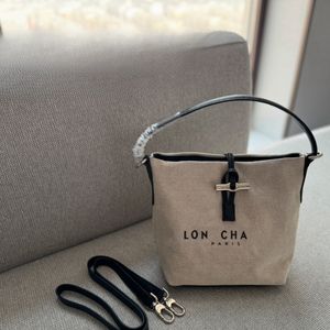 Canvas bucket handbag the tote bag shoping bag Women's Bag Designer Bag Crossbody Handbag bag high quality portable newspaper bag lon gchamp